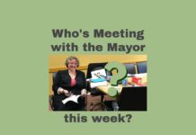 mayor's meeting schedule