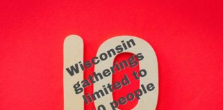 wisconsin limits gatherings to 10