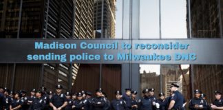 sending police to milwaukee dnc