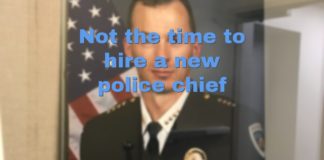 wait on police chief hire