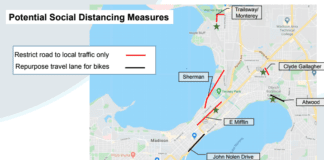 map of street closures